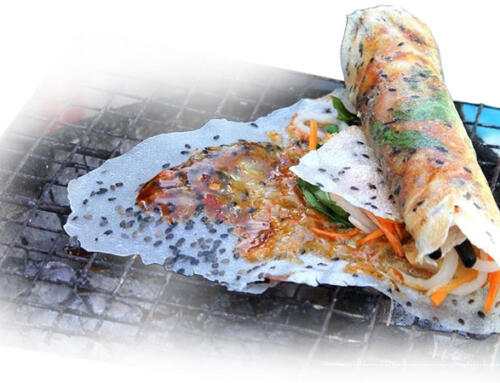 Bánh tráng mắm ruốc