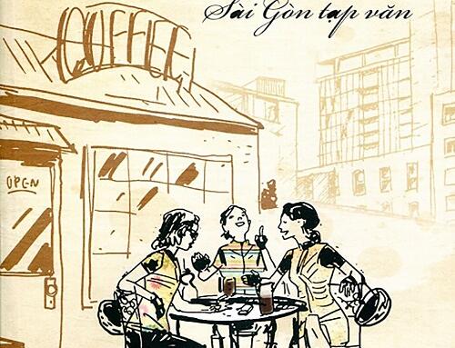 Không gian tiệm nước. Sài Gòn tạp văn