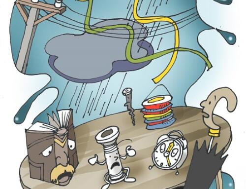 Diều giấy mắc nạn