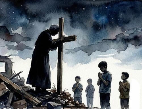 Ngôi nhà thờ đổ nát của cha