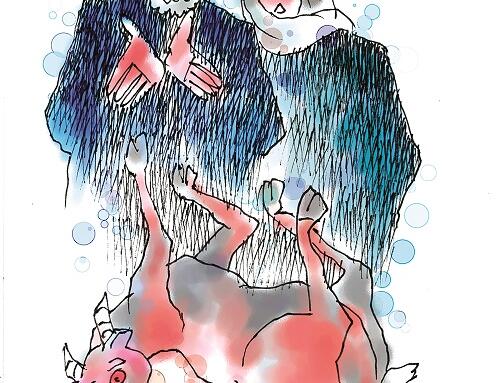 Con dê “trời đánh”