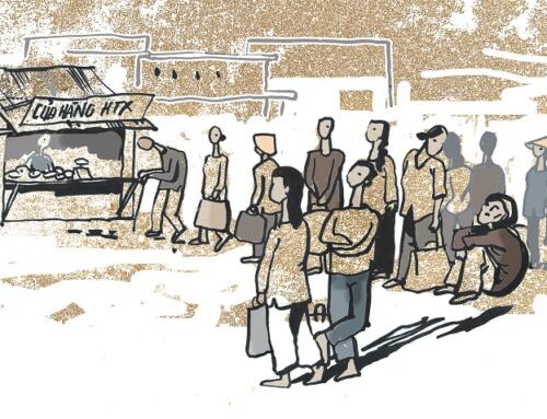 Bữa cơm có cá thời bao cấp