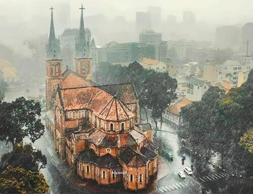 Sài Gòn, bình minh mưa