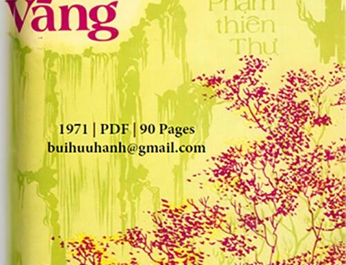 Tình cờ đọc Động Hoa Vàng. Phạm Thiên Thư