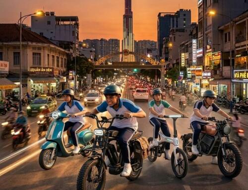 “Độ chế” xe đạp điện