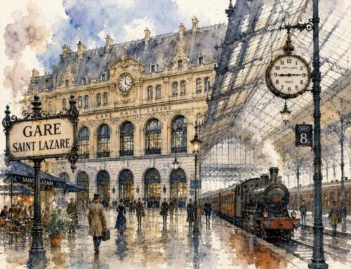 Gare Saint-Lazare khi những đoàn tàu trở thành hội họa